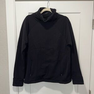 Athleta Polartec Funnel Neck Sweatshirt in black - L